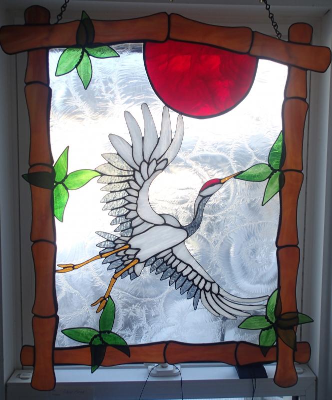 Crane Stained Glass
